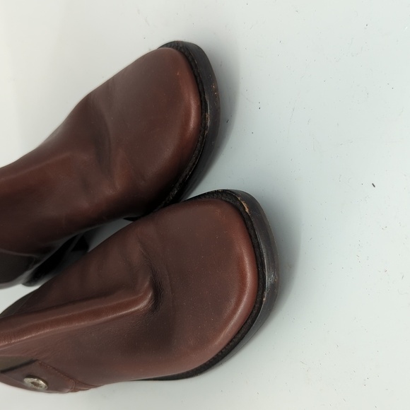 Cole Haan Leather Ankle Chelsea Riding Boots Brown 6B ranch preppy classic - Picture 13 of 14